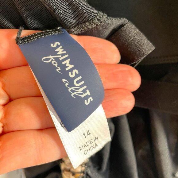 Swimsuits for All One Piece Sz 14 Animal Print NWOT - Picture 7 of 11